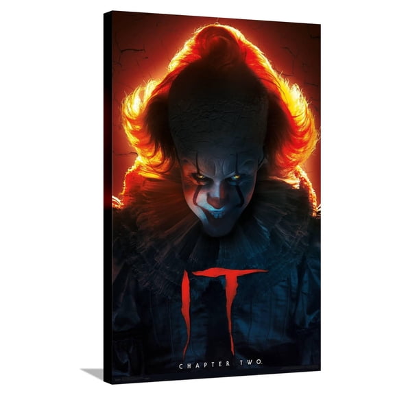 IT: Chapter 2 - Evil Glow Canvas Wall Poster, 22.375" x 34"