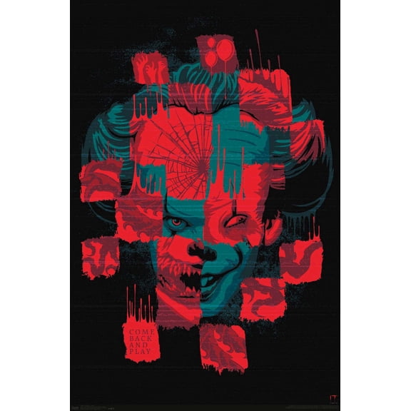 IT: Chapter 2 - Faces Wall Poster, 14.725" x 22.375"