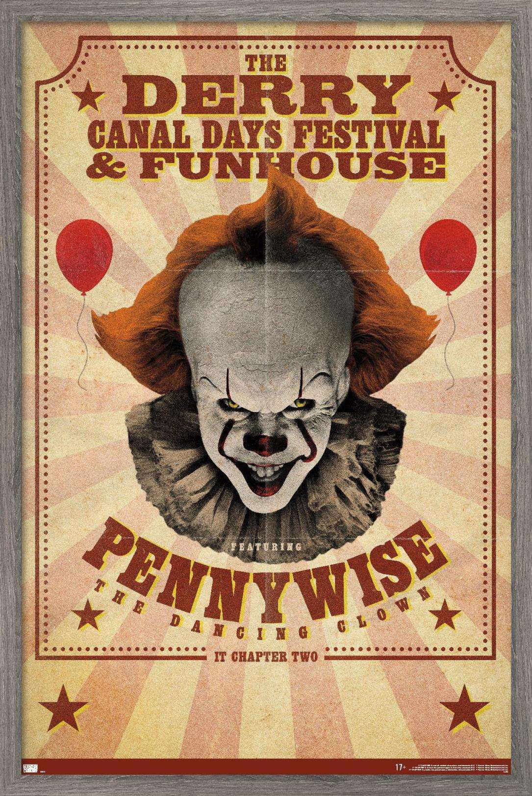 IT: Chapter 2 - Funhouse Wall Poster, 14.725" x 22.375", Framed