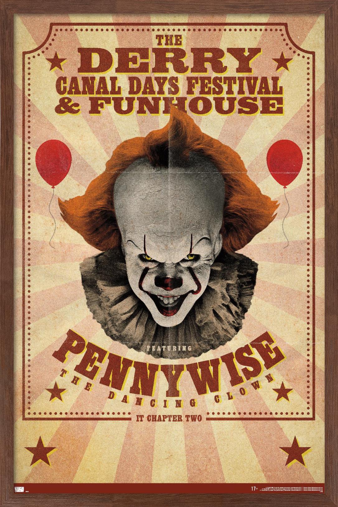 IT: Chapter 2 - Funhouse Wall Poster, 22.375" x 34", Framed