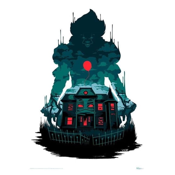 IT Chapter 2 Neibolt House MightyPrint Wall Art