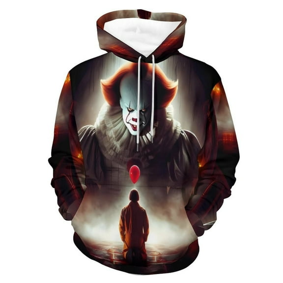 IT Chapter 2 Pennywise Hoodie Unisex 3d Novelty Hoodies Graphic Hoodies Pullover Sweatshirts For Men Women Teen S