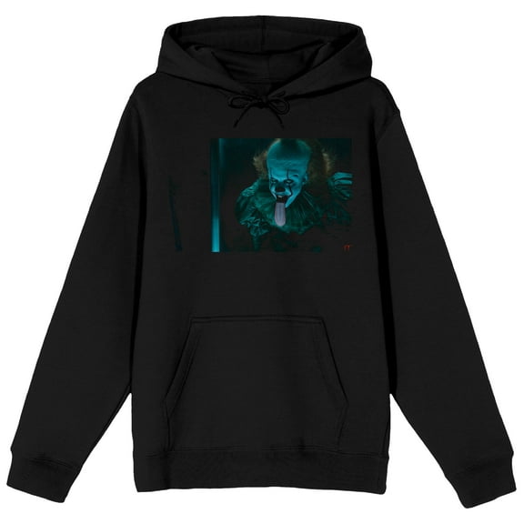 IT Chapter 2 Pennywise Men Black Hoodie-4XL