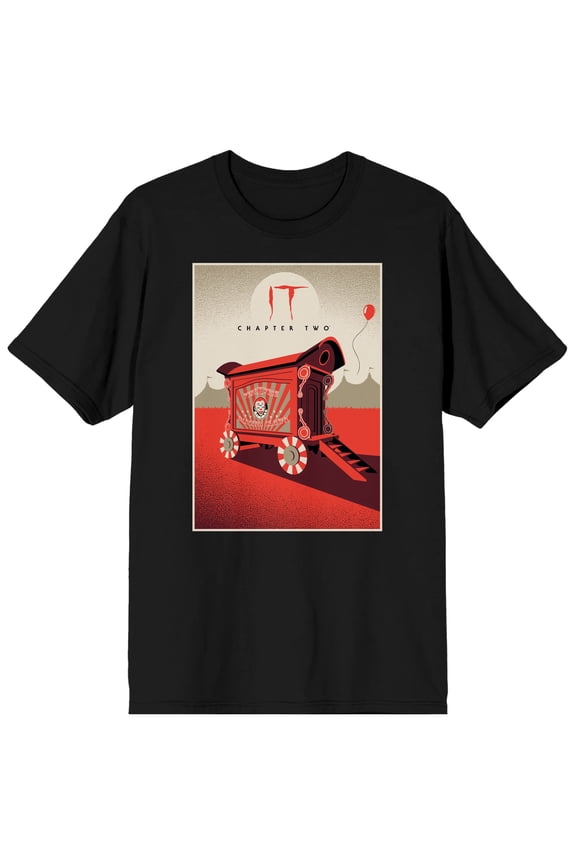 IT Chapter 2 Poster Art Men's Black Graphic Tee-XL