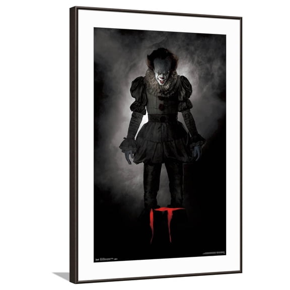 IT - Clown Canvas Wall Poster, 22.375" x 34"