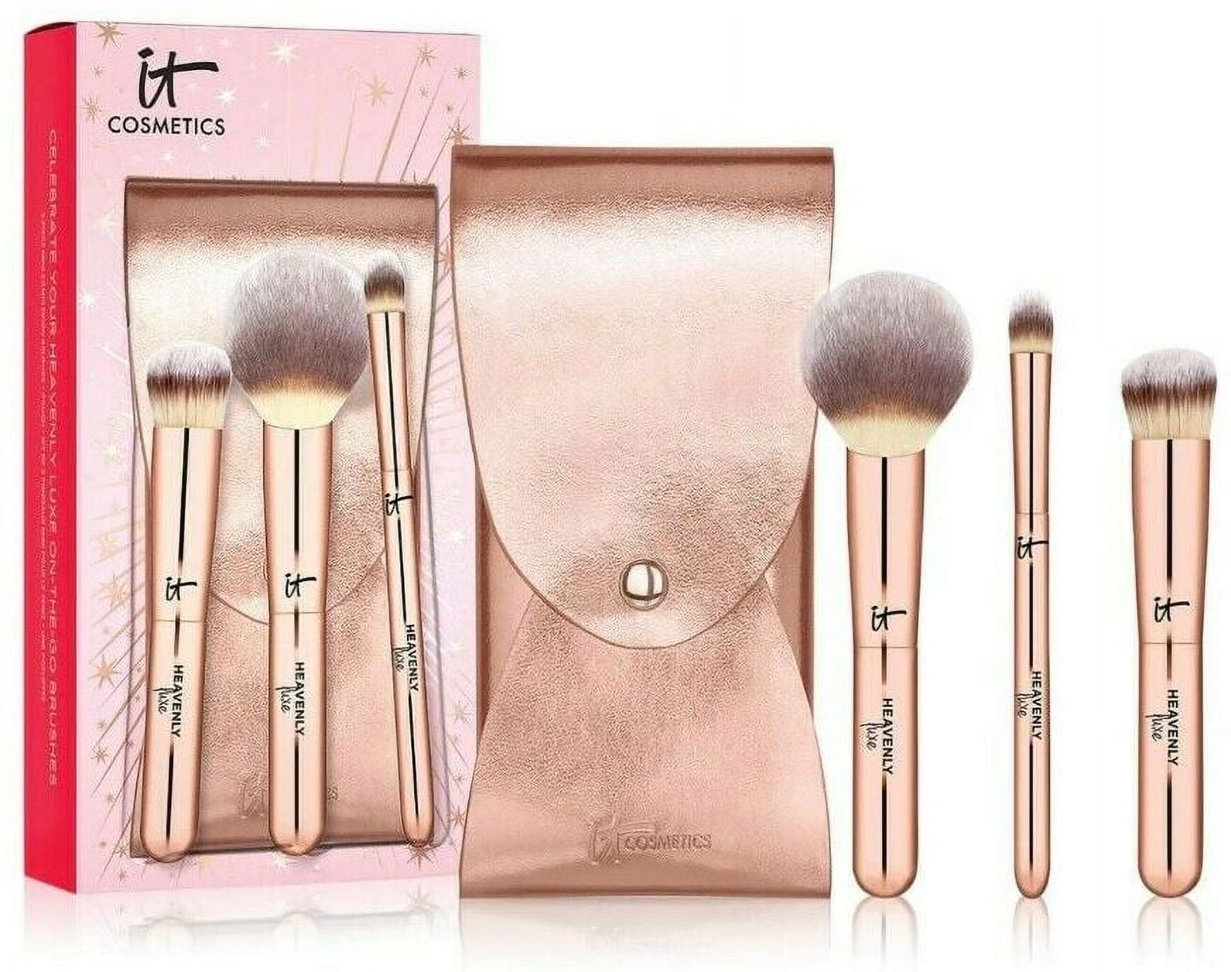 IT Cosmetics 4 Pc. Celebrate Your Heavenly Luxe On The Go Makeup Brush Set