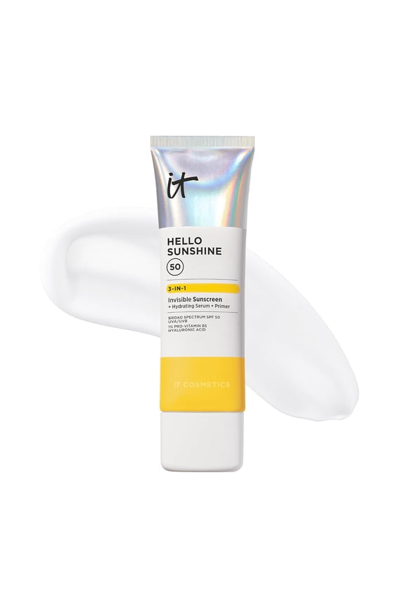 Hello Sunshine Invisible Sunscreen for Face SPF 50 Sunscreen - Super Jumbo Size 2.7oz 80ml