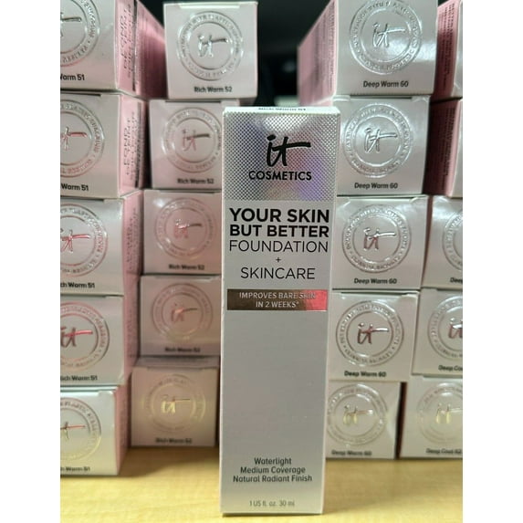 IT Cosmetics Your Skin But Better Foundation + Skincare With Hyaluronic Acid NEW