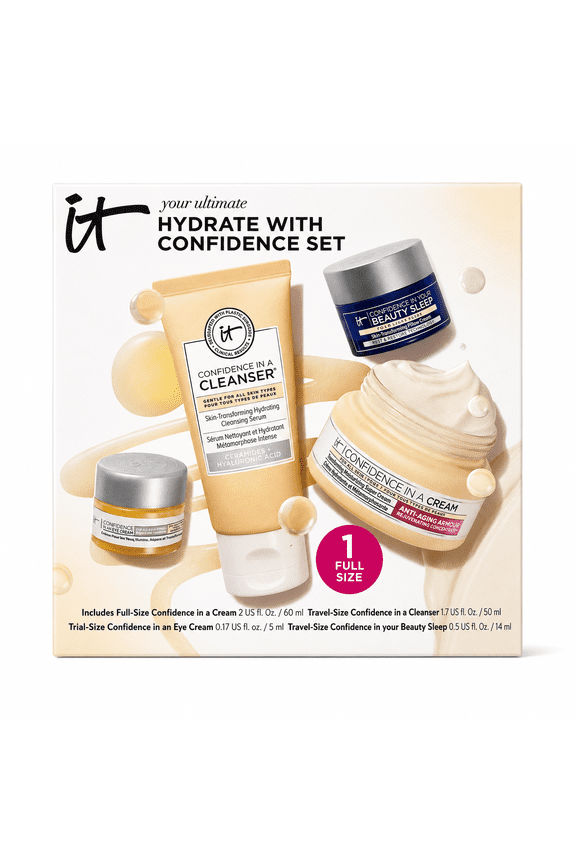 Your Ultimate Hydrate With Confidence Set, 4-Piece Hydrating Skincare Gift Set