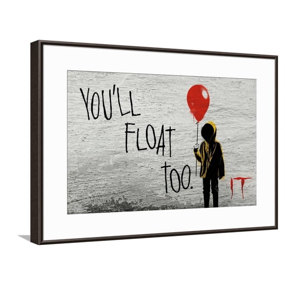 IT - Float Canvas Wall Poster, 14.725" x 22.375"