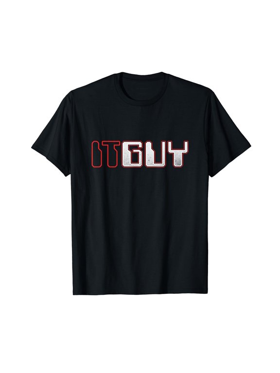 IT Guy Programmer Tech Support Developer Coder Nerd Techie T-Shirt