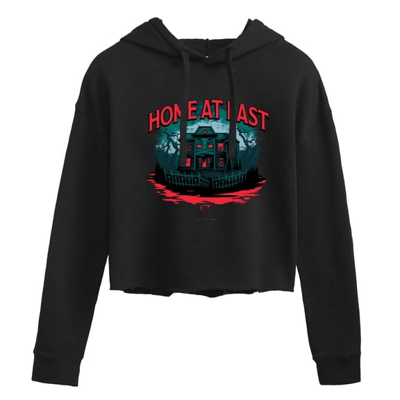 IT - Home at Last - Junior's Cropped Hoodie