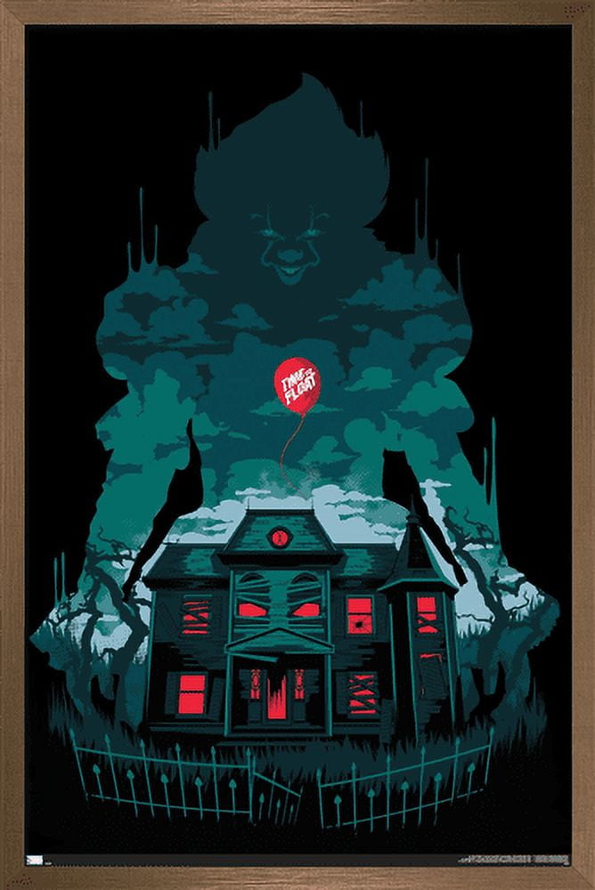 IT - House Wall Poster, 22.375" x 34", Framed