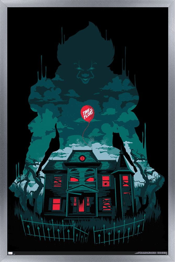 IT - House Wall Poster, 22.375" x 34", Framed
