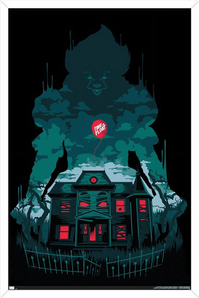 IT - House Wall Poster, 22.375" x 34", Framed