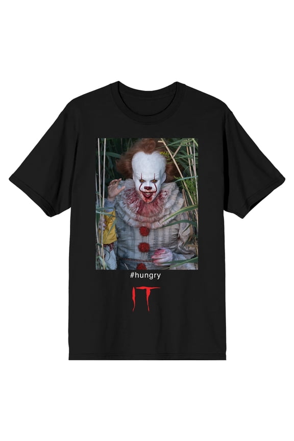 IT Hungry Clown Pennywise Black Tee Shirt-4XL
