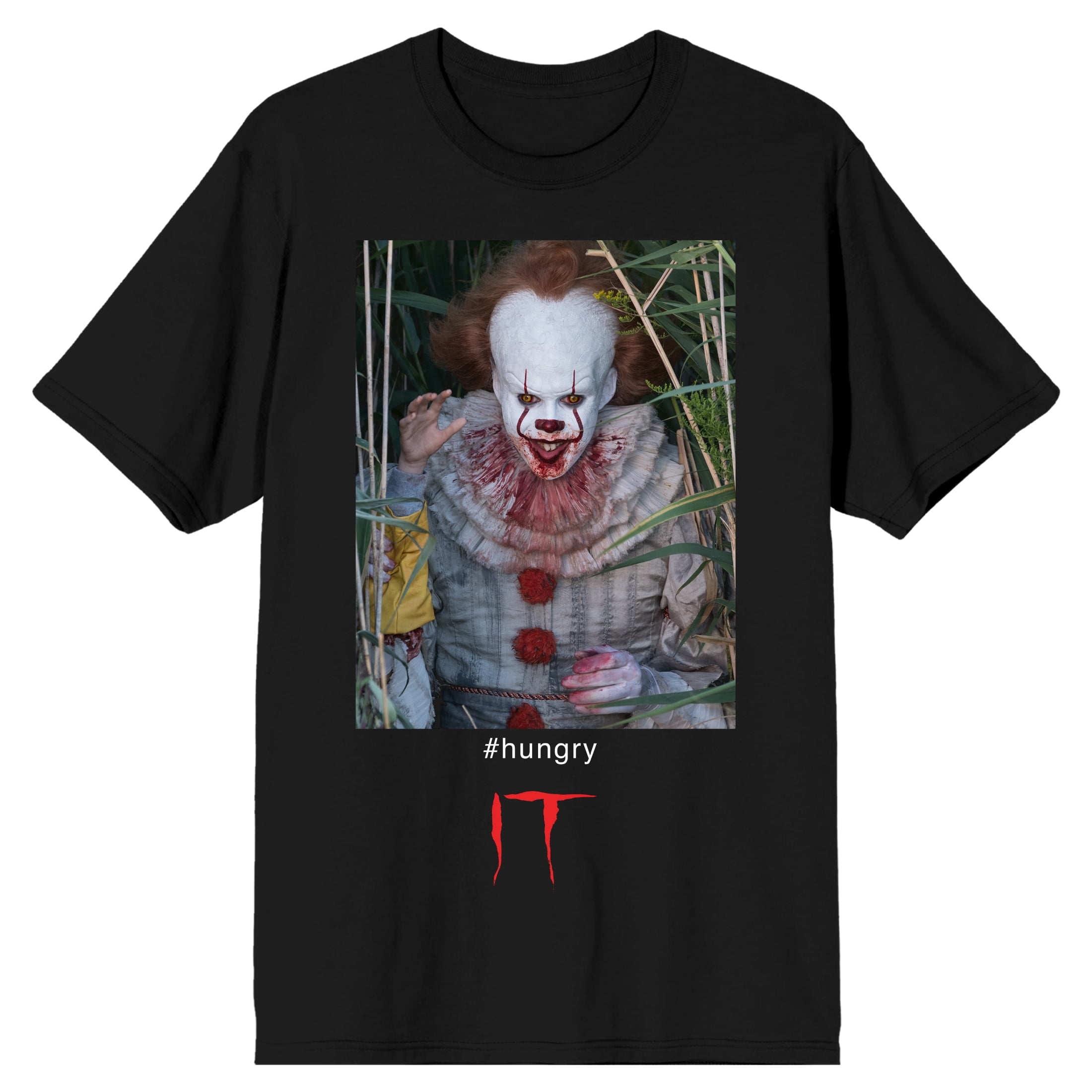 PENNYWISE Tシャツ DELTAボディ XLサイズ IT Hungry Clown Pennywise Black Tee Shirt-XXL - Walmart.com