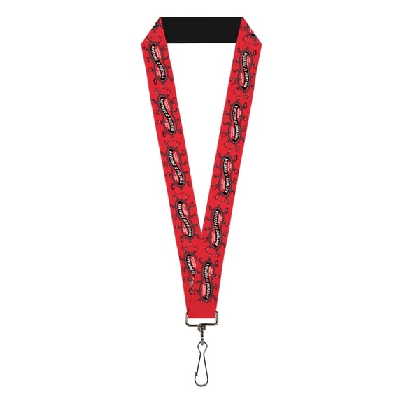 IT Lanyard, It Welcome To Derry Anything Is Possible Charm Bracelet Red, Elastic