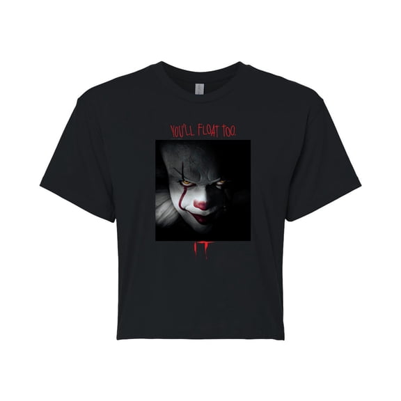 IT - Logo - Junior's Cropped T-shirt