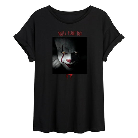 IT - Logo - Junior's Oversized T-Shirt