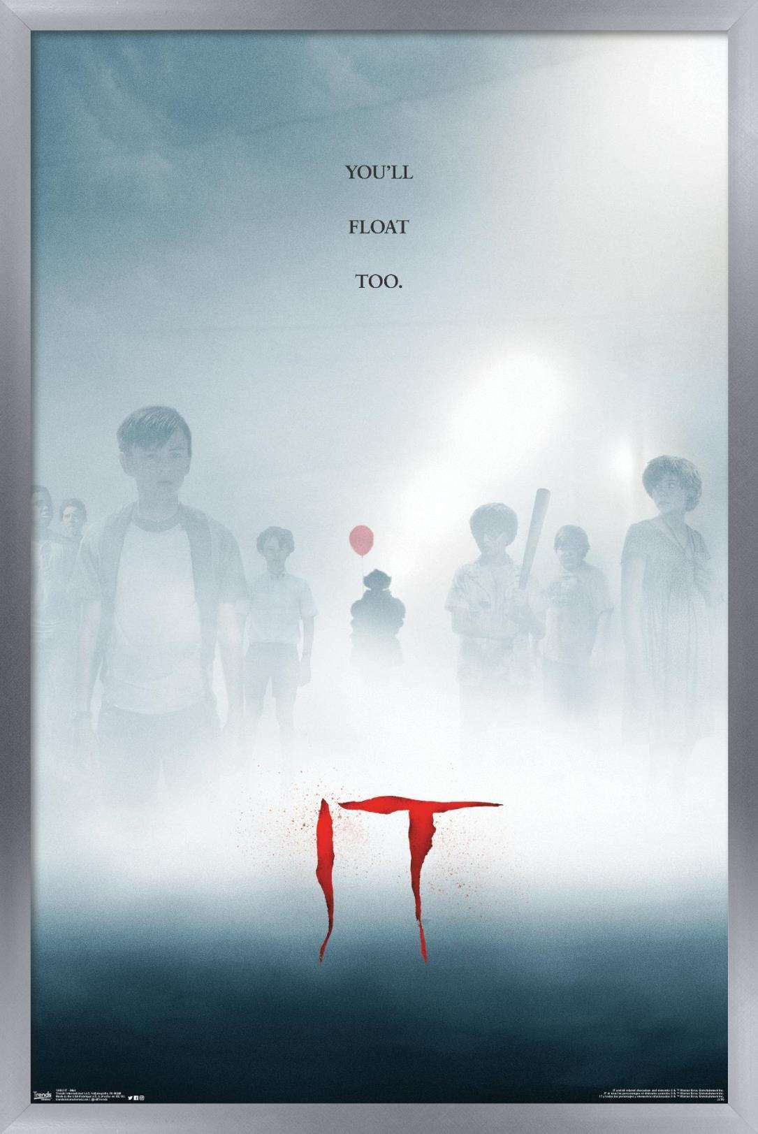 IT - Mist Wall Poster, 14.725" x 22.375", Framed