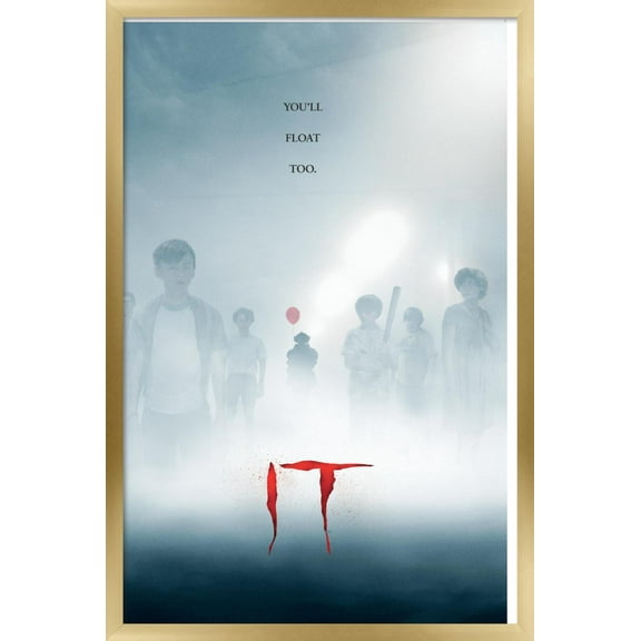 IT - Mist Wall Poster, 14.725" x 22.375", Framed