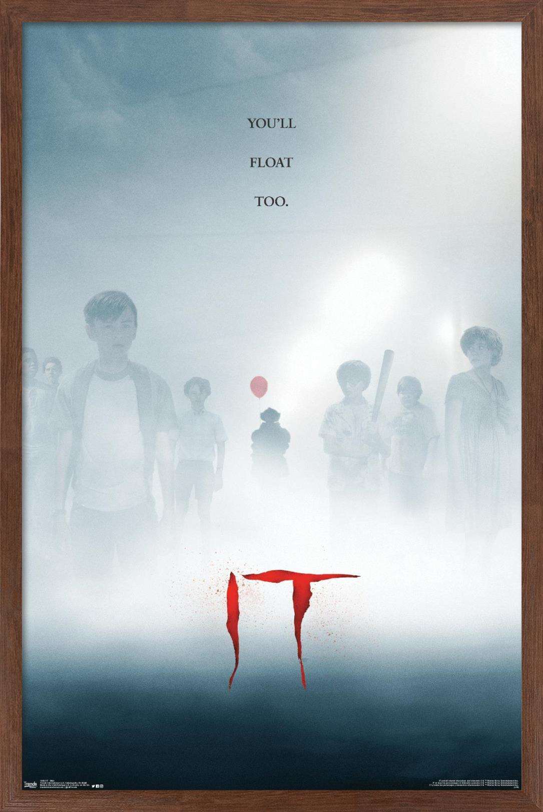 IT - Mist Wall Poster, 14.725" x 22.375", Framed