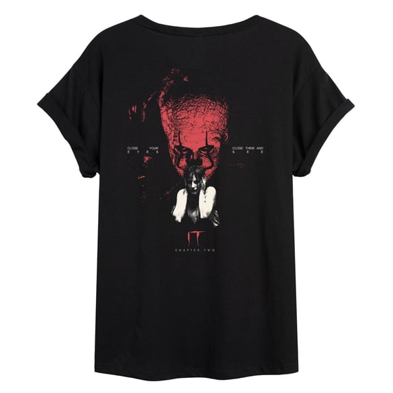 IT Movie - Close Your Eyes Relaxed Fit T-Shirt