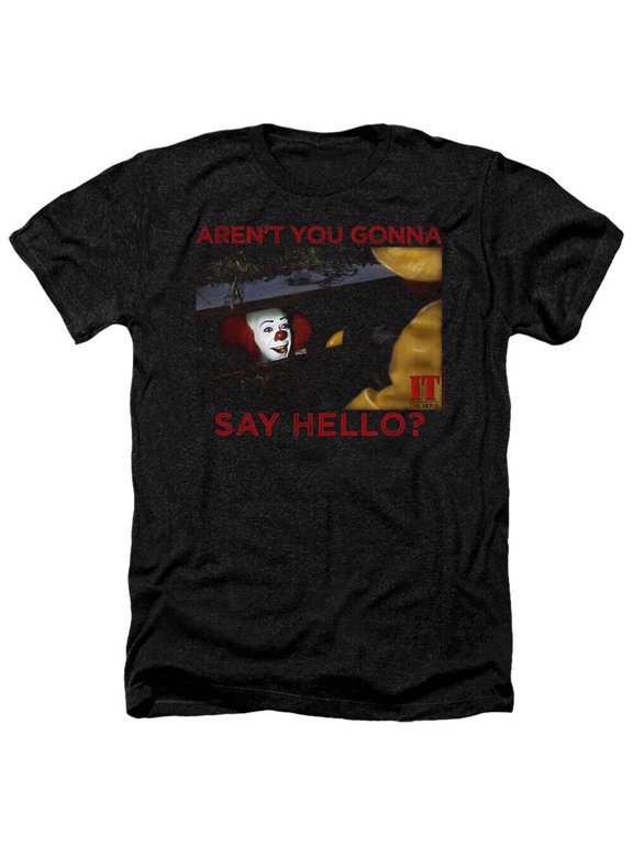IT Movie Heather T-Shirt Say Hello Black Tee