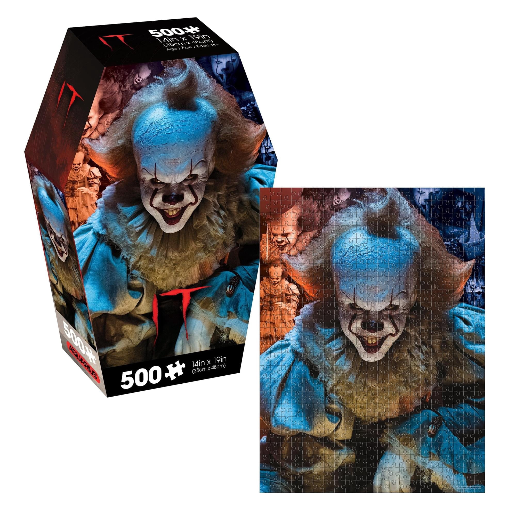 ペニーワイズ ブランケットボックス IT Pennywise Coffin Box 500 Piece Jigsaw Puzzle - Walmart.com