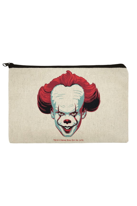 IT Pennywise Come Home Makeup Cosmetic Bag Organizer Pouch