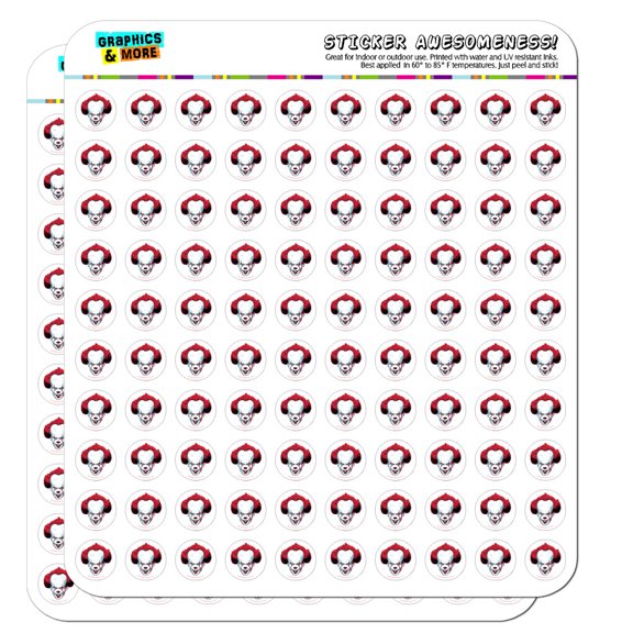IT Pennywise Come Home Planner Calendar Scrapbooking Crafting Stickers
