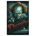 thumbnail image 1 of IT - Pennywise Derry Wall Poster, 14.725" x 22.375", Framed, 1 of 3