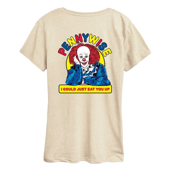 IT - Pennywise Eat You - Women's Short Sleeve Graphic T-Shirt