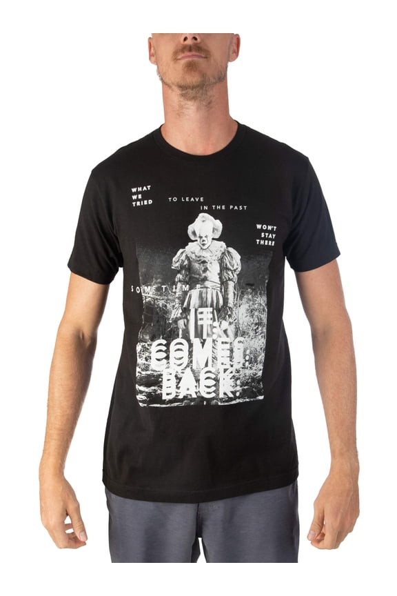 IT Pennywise IT Comes Back Men's and Big Men's Graphic T-shirt