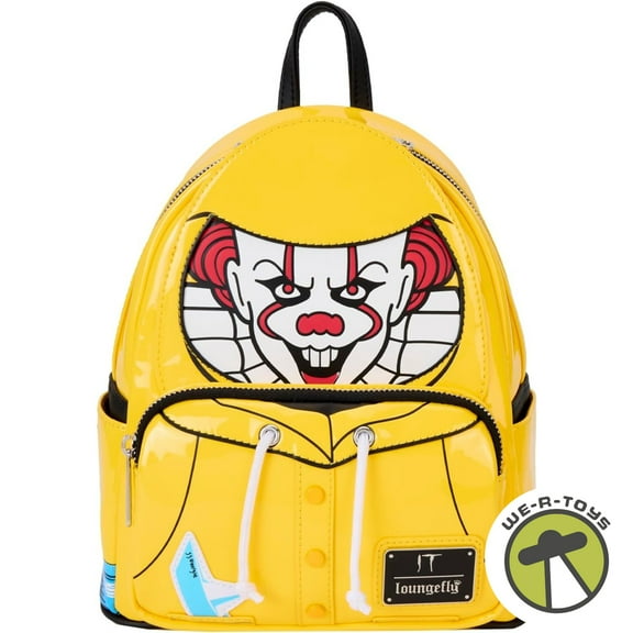 IT Pennywise Raincoat Cosplay Mini Backpack Glow in the Dark Loungefly