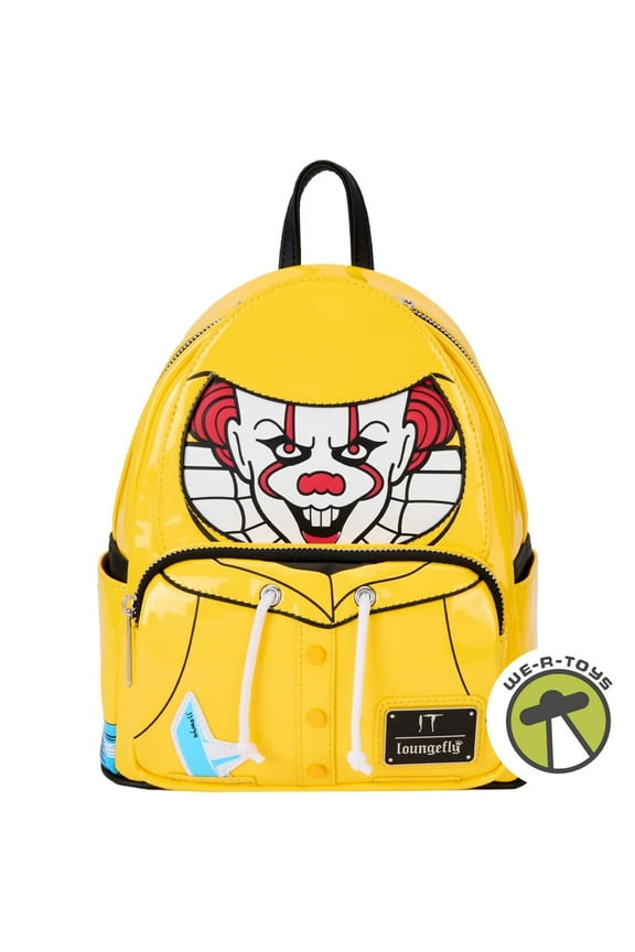 IT Pennywise Raincoat Cosplay Mini Backpack Glow in the Dark Loungefly