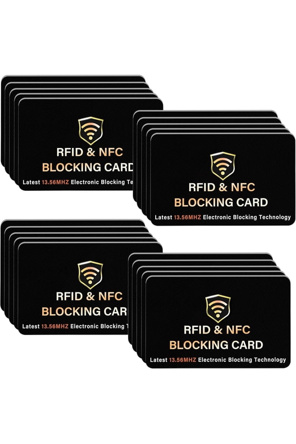 IT RFID Blocking Card, One Card Protects Entire Wallet Purse, NFC Contactless Bank Debit Credit Card Protector ID ATM Guard Card Blocker