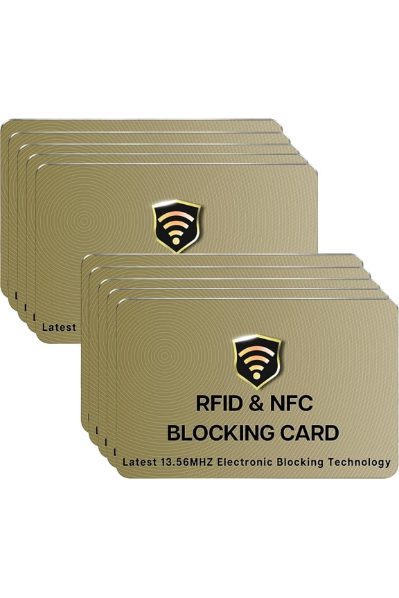 IT RFID Blocking Card, One Card Protects Entire Wallet Purse, NFC Contactless Bank Debit Credit Card Protector ID ATM Guard Card Blocker