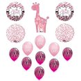 thumbnail image 1 of IT'S A GIRL Giraffe Zebra Cheetah Baby Shower Balloons Decoration Supplies Pink, 1 of 1