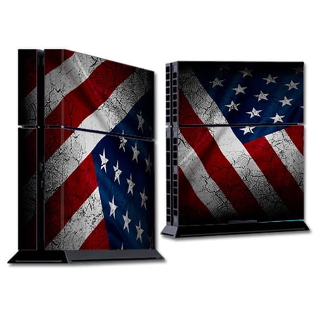 IT'S A SKIN PS4 Controller Skin for Sony PlayStation 4 Console Controller Decal Stickers Skins Cover -American Flag distressed wave