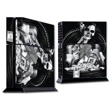 IT'S A SKIN PS4 Controller Skin for Sony PlayStation 4 Console Controller Decal Stickers Skins Cover -Skull girl Gangster