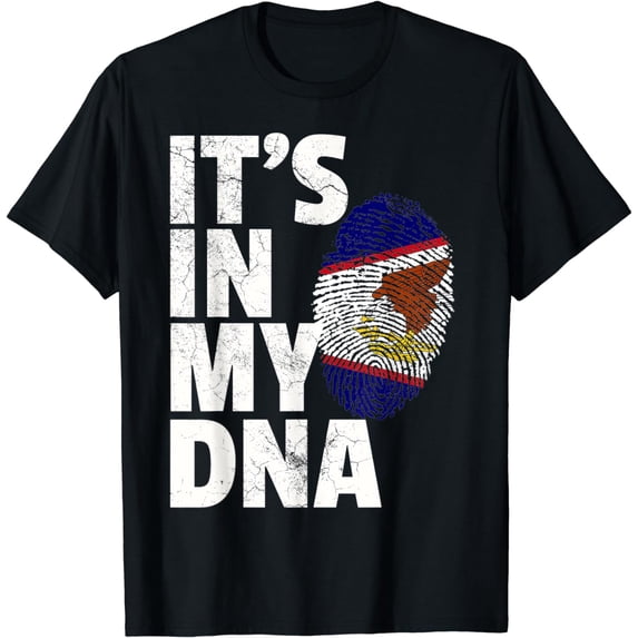IT'S IN MY DNA American Samoa Flag Samoan Pride Roots Gift T-Shirt