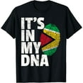 thumbnail image 1 of IT'S IN MY DNA Guyana Flag Pride National Country Roots Gift T-Shirt, 1 of 4