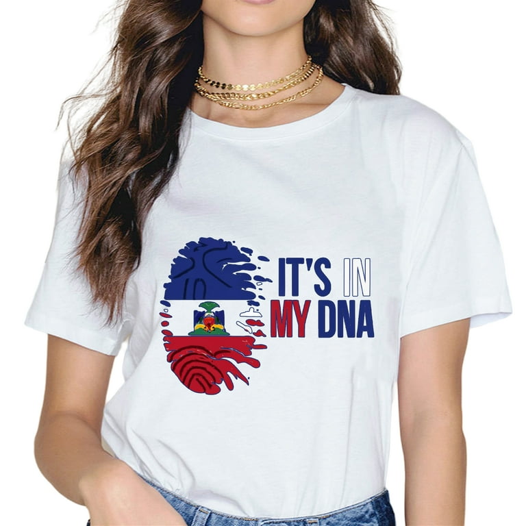 Haiti In My Dna Haitian Pride T-Shirt Haitian Flag Shirt Haiti In My Dna Haitian Pride T-Shirt Haitian Flag Shirt
