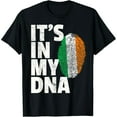 thumbnail image 1 of IT'S IN MY DNA Irish Ireland Flag National Pride Roots Gift T-Shirt, 1 of 7