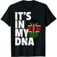 thumbnail image 1 of IT'S IN MY DNA Kenyan Kenya Flag T-Shirt Men Women Kids Gift T-Shirt, 1 of 3