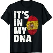 IT'S IN MY DNA Spanish Spain Flag National Pride Roots Gift T-Shirt