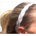 thumbnail image 1 of IT'S RIDIC! No Slip Grip/Non-Slip Sports/Athletic Nylon Triple Braided Sports Headband (Grey), 1 of 4