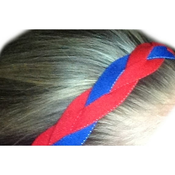 IT'S RIDIC! No Slip Grip/Non-Slip Sports/Athletic Nylon Triple Braided Sports Headband
